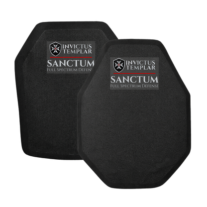 Sanctum Level IV Silicon Carbide Ceramic Rifle Plates (Set of 2)