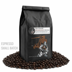 Siege Engine Espresso | Dark Roast Whole Bean Tactical Coffee 12oz