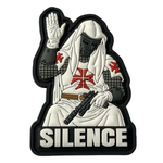 "Silence" - Templar Knight Patch | Tactical PVC Patch Invictus Templar