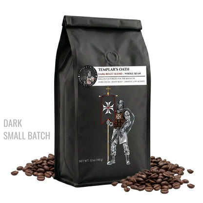 Templar's Oath | Dark Roast Blend Whole Bean Tactical Coffee 12oz
