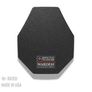 Warden AR600 Lightweight Level III+ Steel Rifle Plate