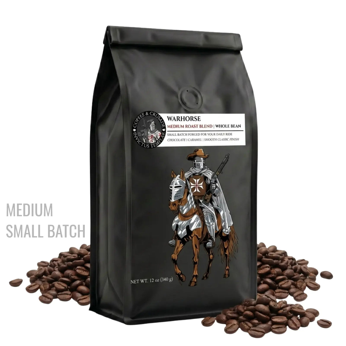 Warhorse | Medium Roast Blend Whole Bean Tactical Coffee 12oz